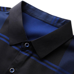 Camisa Masculina Social Manga Longa Xadrez Slim - Lojas Promorin