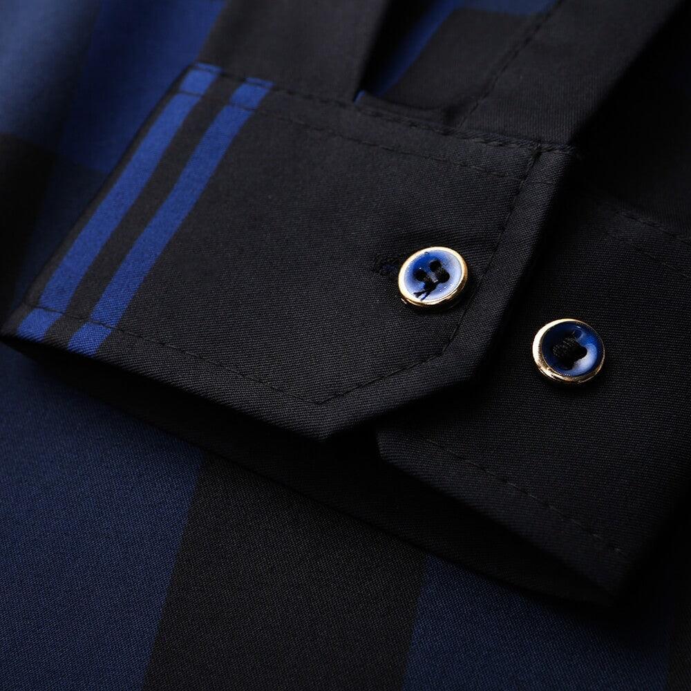 Camisa Masculina Social Manga Longa Xadrez Slim - Lojas Promorin