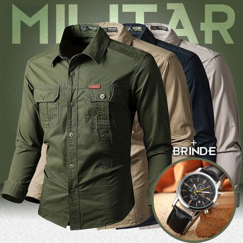 Camisa Social Militar