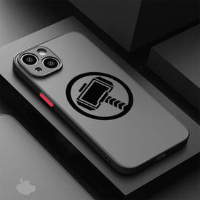 Capinha Iphone Marvel Superheroes Logo Translúcida - Case de Alta Proteção e Resistência - Lojas Promorin