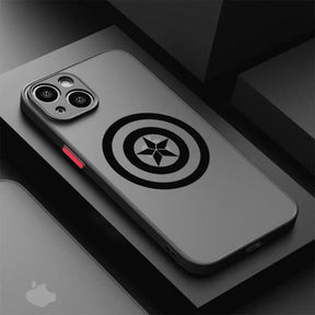 Capinha Iphone Marvel Superheroes Logo Translúcida - Case de Alta Proteção e Resistência - Lojas Promorin