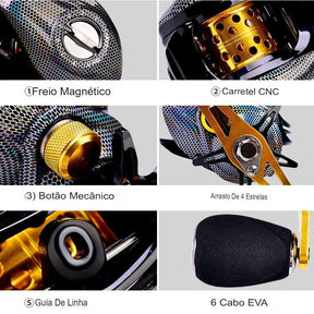 Carretilha Shimano 10 Kg de arrasto 7:2.1 + Brinde Exclusivo