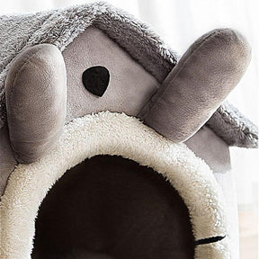 Casa para Cachorros e Gatos com Caminha - Pet Bed House - Lojas Promorin