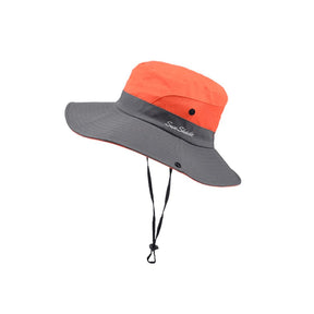 Chapéu de Sol Dobrável com Proteção UV 50+