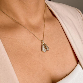 Colar Nossa Senhora Aparecida - Dupla Face - Lojas Promorin