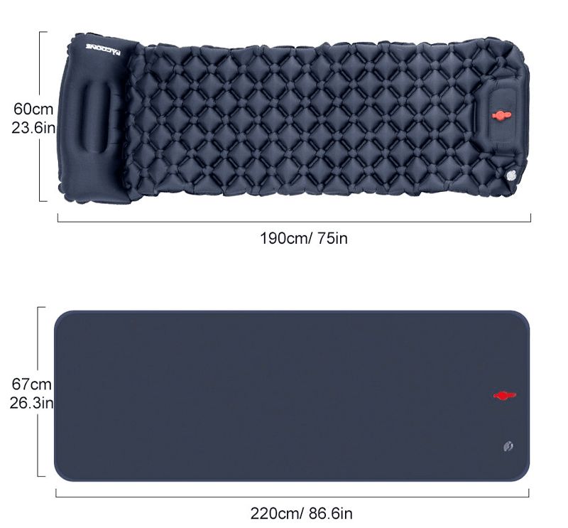 Colchão Inflável de Acampamento - PACOONE - Lojas Promorin