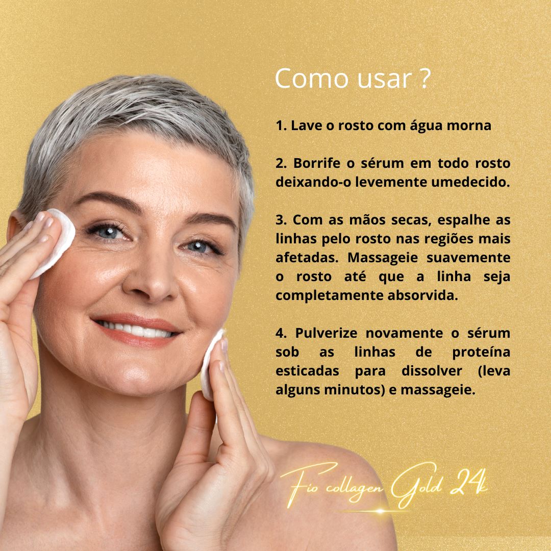 CollagenGold 24K Rejuvenescedor - Lifting Facial