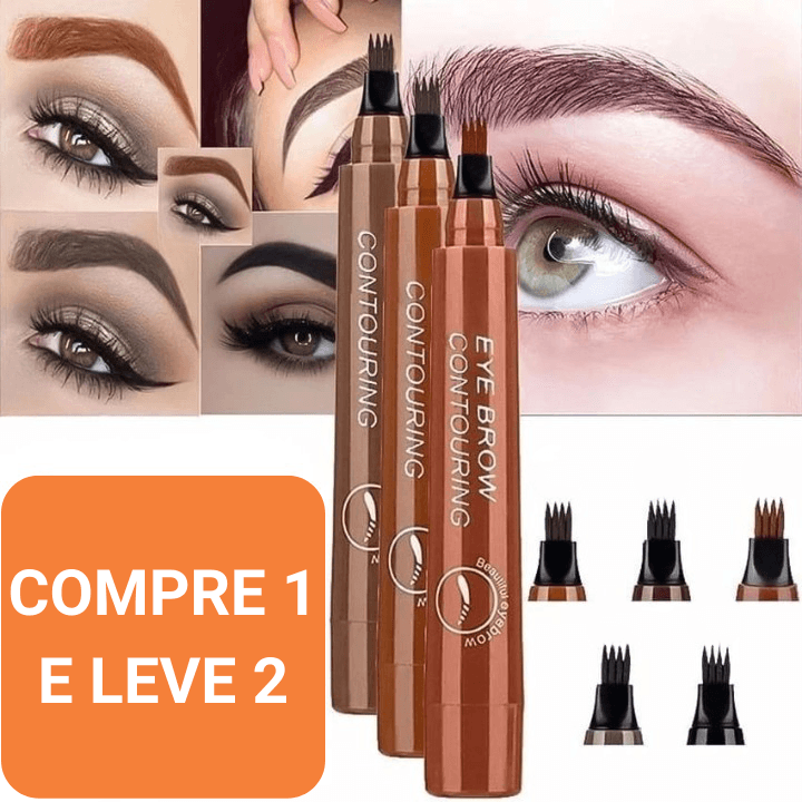 [COMPRE 1 E LEVE 2] Caneta Micropigmentadora à prova d'água - Forever Eyebrow 2023 - Lojas Promorin