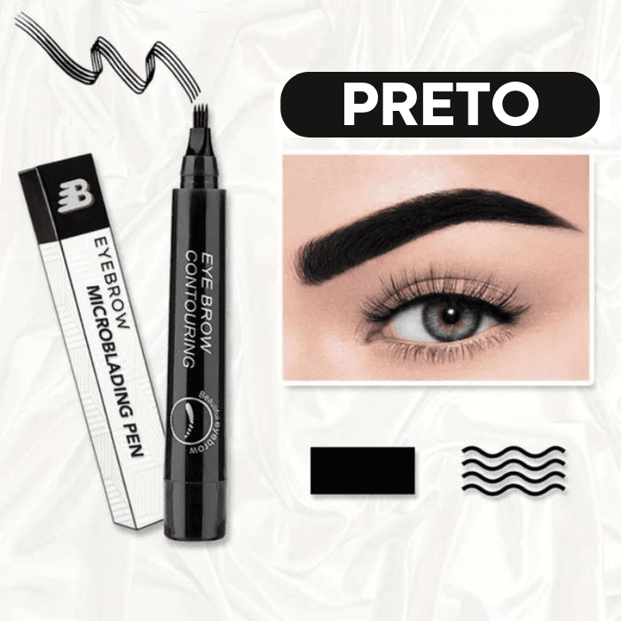 [COMPRE 1 E LEVE 2] Caneta Micropigmentadora à prova d'água - Forever Eyebrow 2023 - Lojas Promorin
