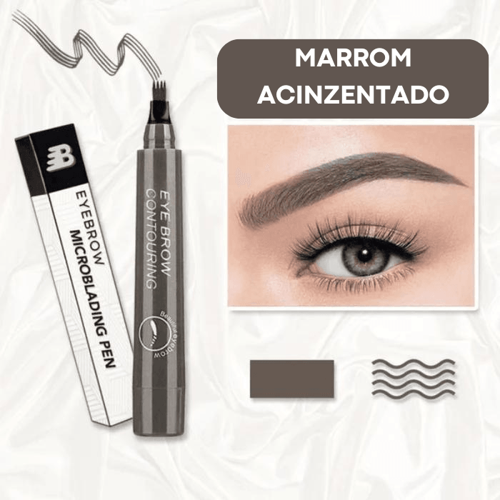 [COMPRE 1 E LEVE 2] Caneta Micropigmentadora à prova d'água - Forever Eyebrow 2023 - Lojas Promorin