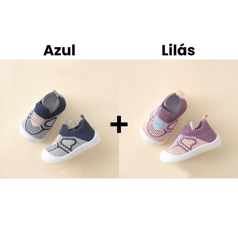 Sapatênis Infantil Respiravel Antideslizamento - Primeiros Passos 0-4 anos