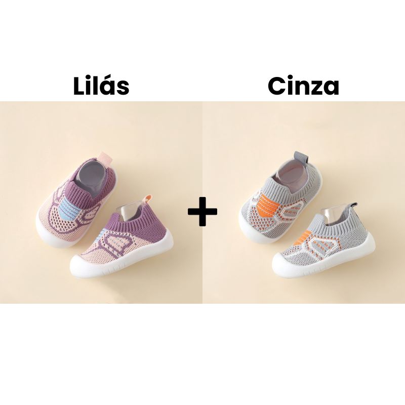 Sapatênis Infantil Respiravel Antideslizamento - Primeiros Passos 0-4 anos