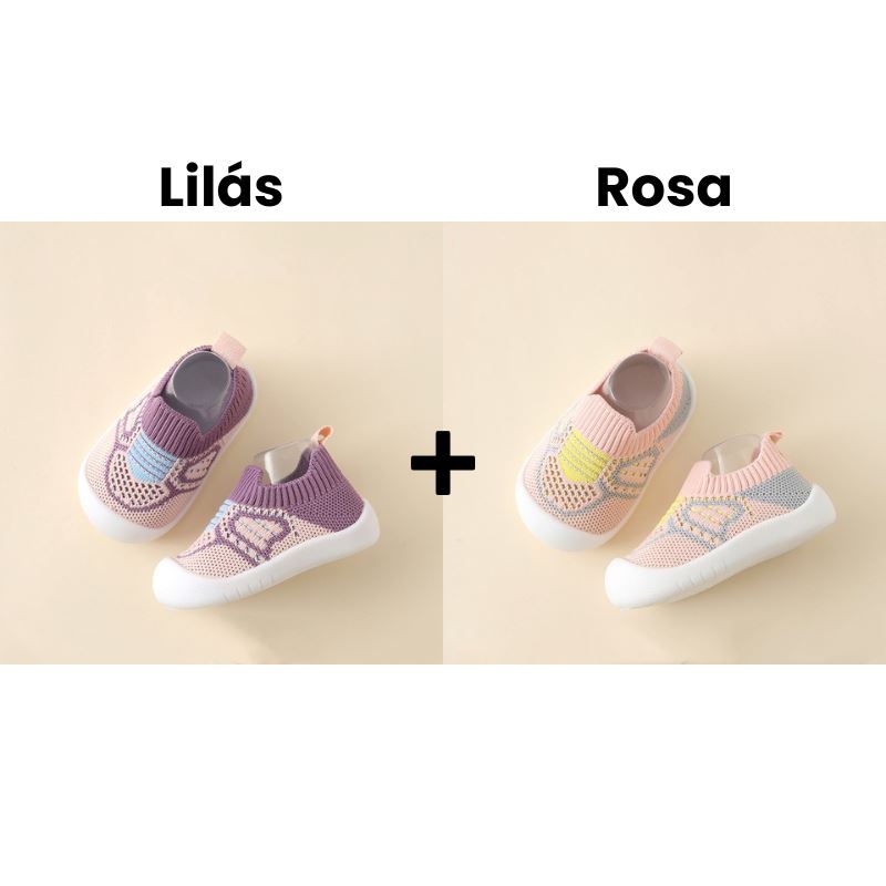 Sapatênis Infantil Respiravel Antideslizamento - Primeiros Passos 0-4 anos