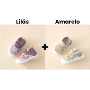 Sapatênis Infantil Respiravel Antideslizamento - Primeiros Passos 0-4 anos