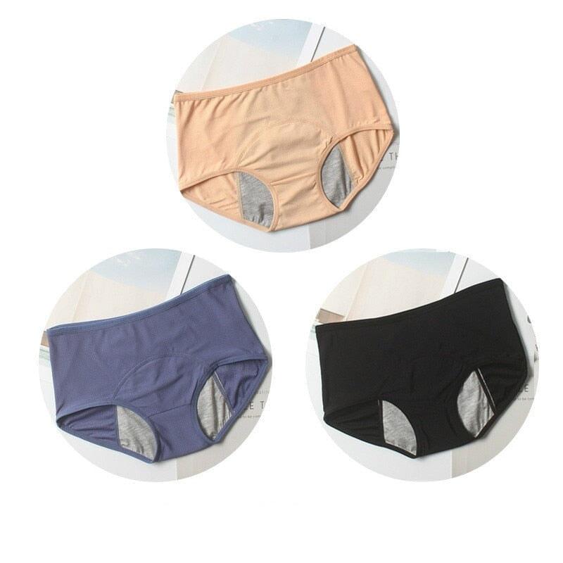 COMPRE 1 LEVE 3 - Calcinha Absorvente Basic - Fluxo Noturno - Lojas Promorin
