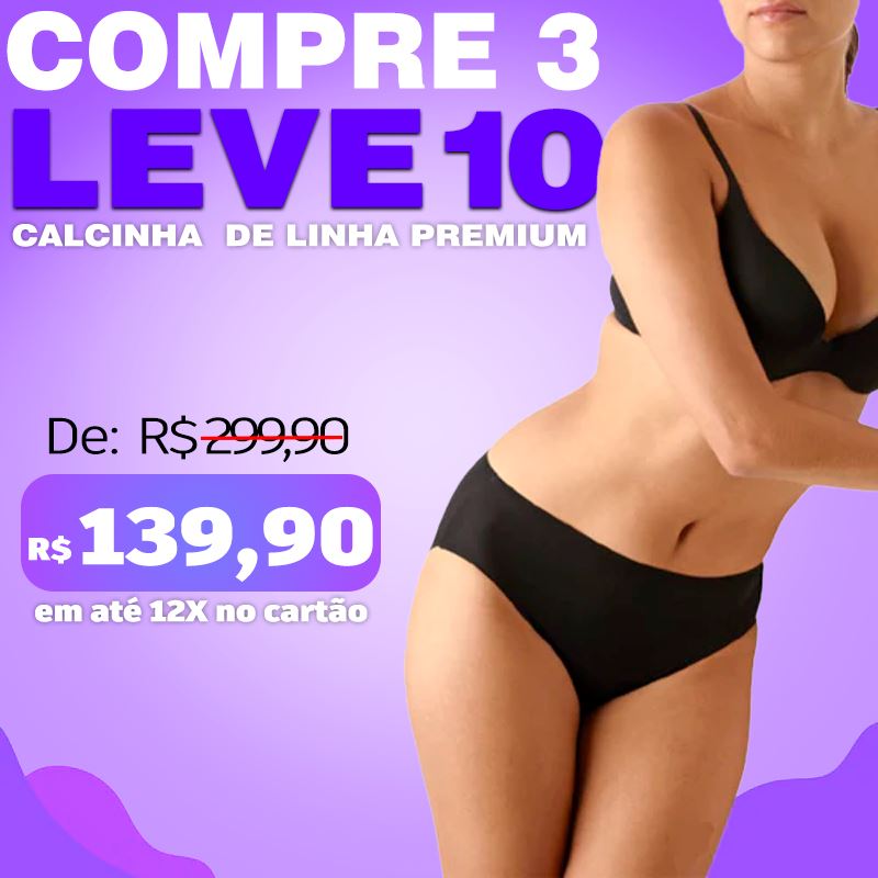 Calcinha Linha Premium Duplo Corte a Laser