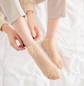 Compre 3 Leve 5 - Meias de Renda Confort 5D - Lojas Promorin