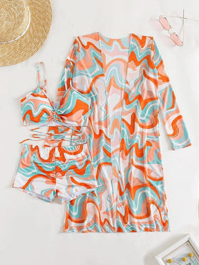 Conjunto Biquíni com Bojo + Saída de Praia