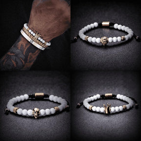 Conjunto de 3 Pulseiras ROYAL MARFIN Banhada a Ouro- SUPER PROMOÇÃO de LANÇAMENTO (Últimas Unidades) - Lojas Promorin