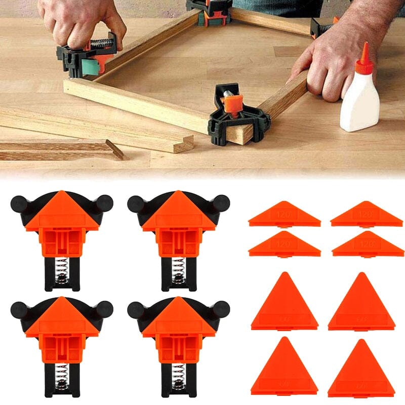 Conjunto de Braçadeira de Grampo de Ângulo Reto Multifunção