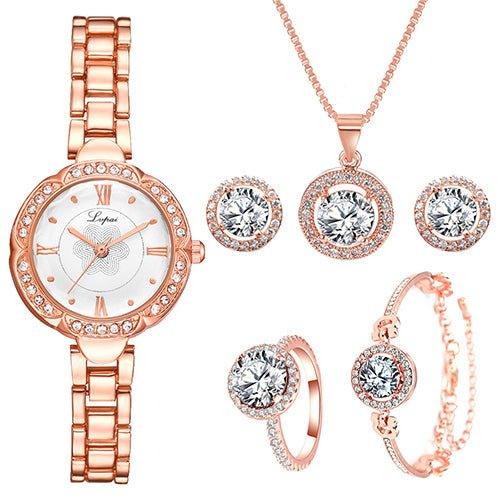 Conjunto Feminino de 5 Peças de Luxo - Ladies (Brinde Porta Joias) - Lojas Promorin