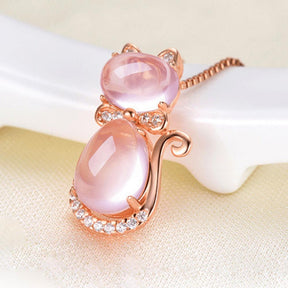 Corrente Veneziana Com Pingente MISS CAT cravejado com Cristais de Zircônia - SUPER PROMOÇÃO DE LANÇAMENTO - Lojas Promorin