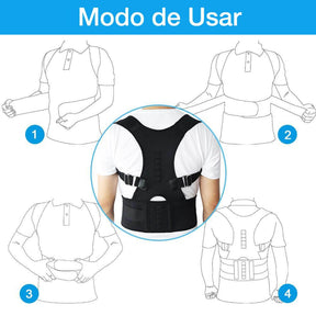 Corretor de Postura Magnético - Coluna, Ombro e Lombar - Lojas Promorin