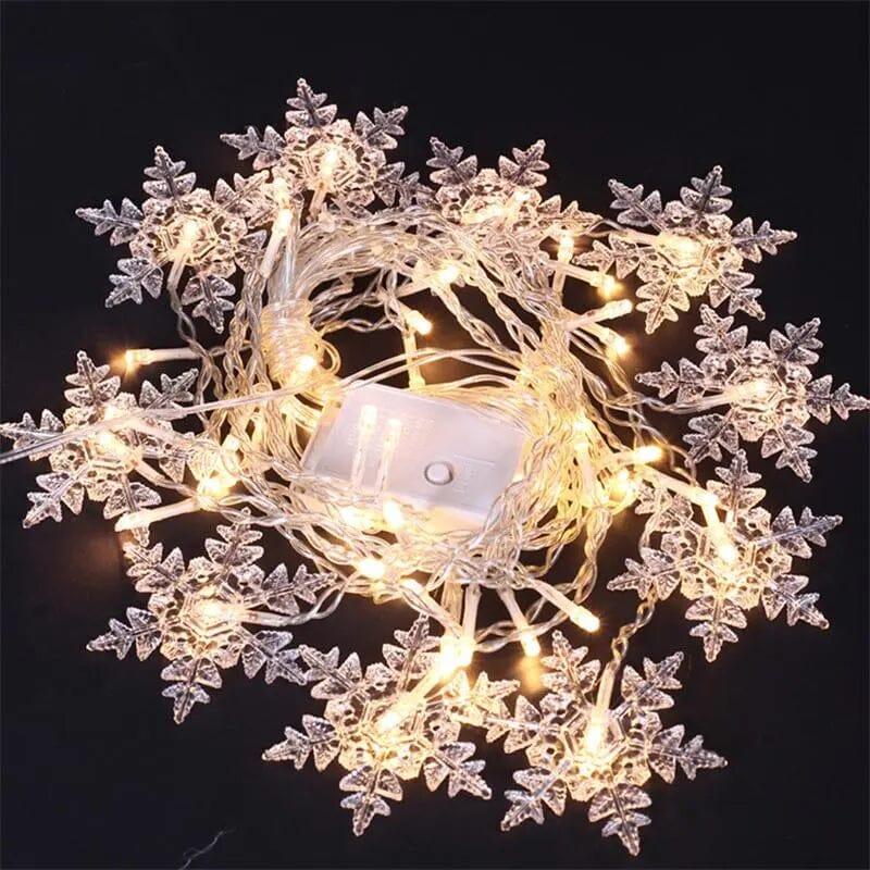 Cortina Flocos de Neve LED - Natal 2023 - Lojas Promorin