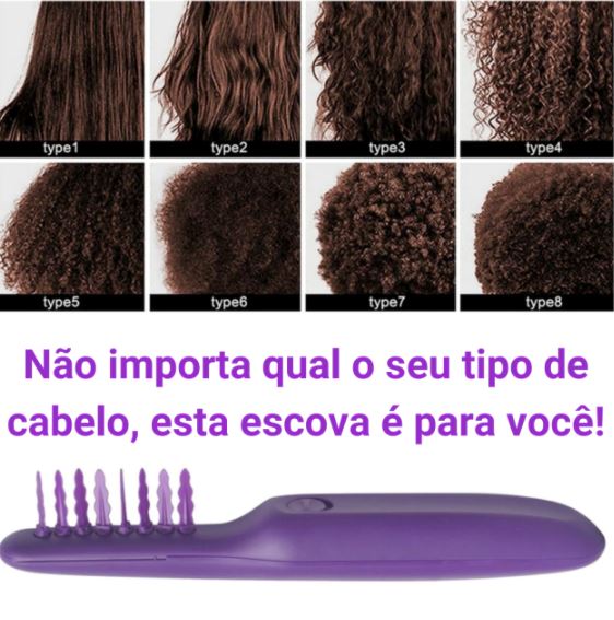 Escova Desembaraçadora de Cabelos Elétrica - HairPro