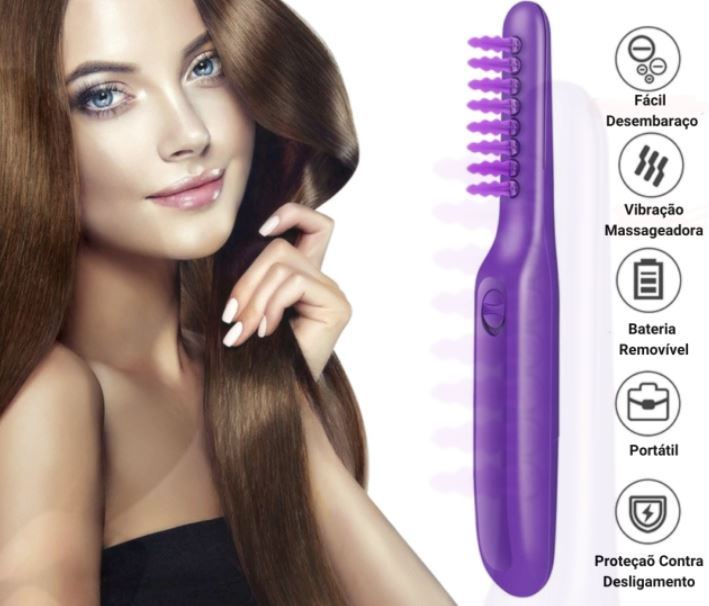Escova Desembaraçadora de Cabelos Elétrica - HairPro