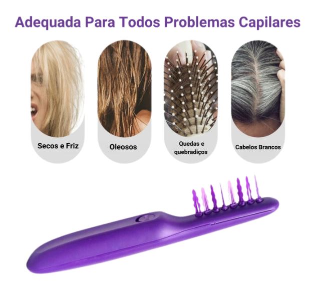 Escova Desembaraçadora de Cabelos Elétrica - HairPro