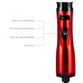 Escova Rotativa Modeladora 3 em 1 - Hair Curler