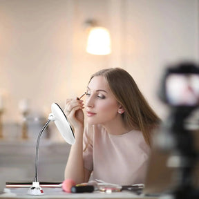 Espelho Led Maquiagem com Ventosa 360 graus