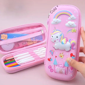 Estojo Escolar Infantil 3d