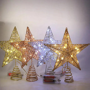 Estrela para Árvore de Natal - Com Luzes Led - Lojas Promorin