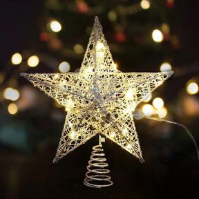 Estrela para Árvore de Natal - Com Luzes Led - Lojas Promorin