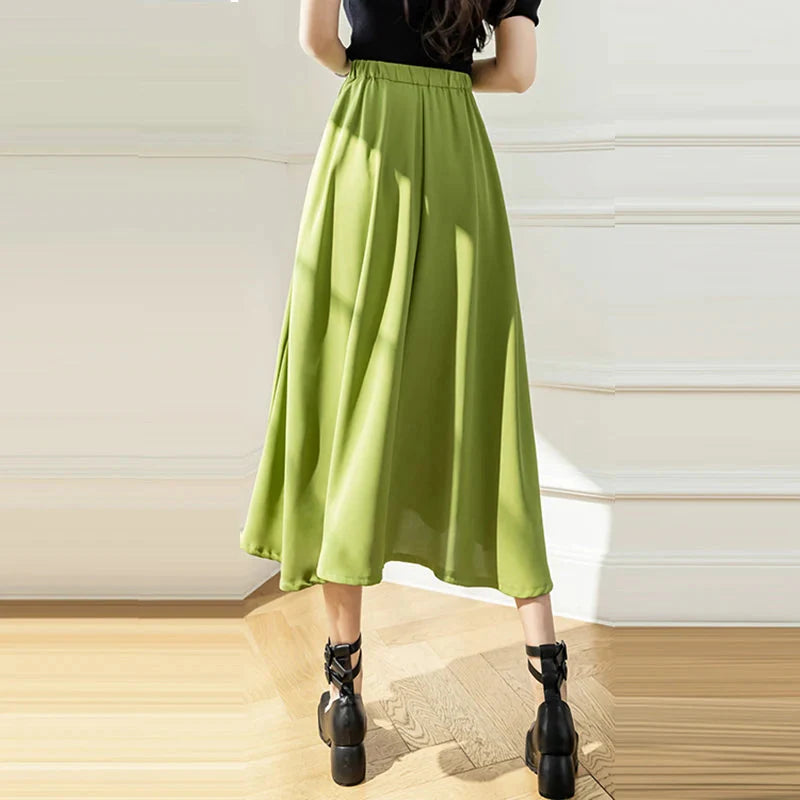 Saia Midi Elegante Soraya