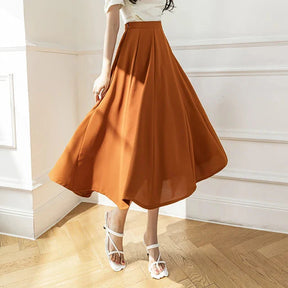 Saia Midi Elegante Soraya