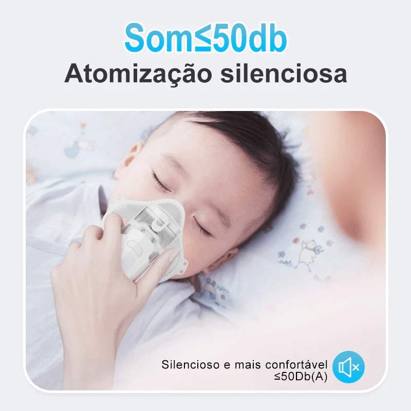 Inalador Nebulizador Portátil e Ultra Silencioso | COMPRE 1 e LEVE 2 - Lojas Promorin