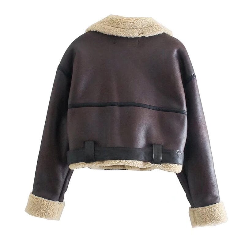 Jaqueta de Couro Legítimo Revestida - Leather Lady