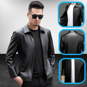 Jaqueta de Couro Michigan Masculina - Lojas Promorin