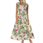 Vestido Feminino Longo Floral - Mariah