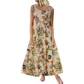 Vestido Feminino Longo Floral - Mariah