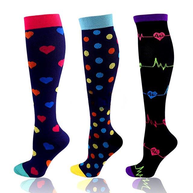 Kit 3 Pares - Meias de Compressão para Circulação - Lojas Promorin