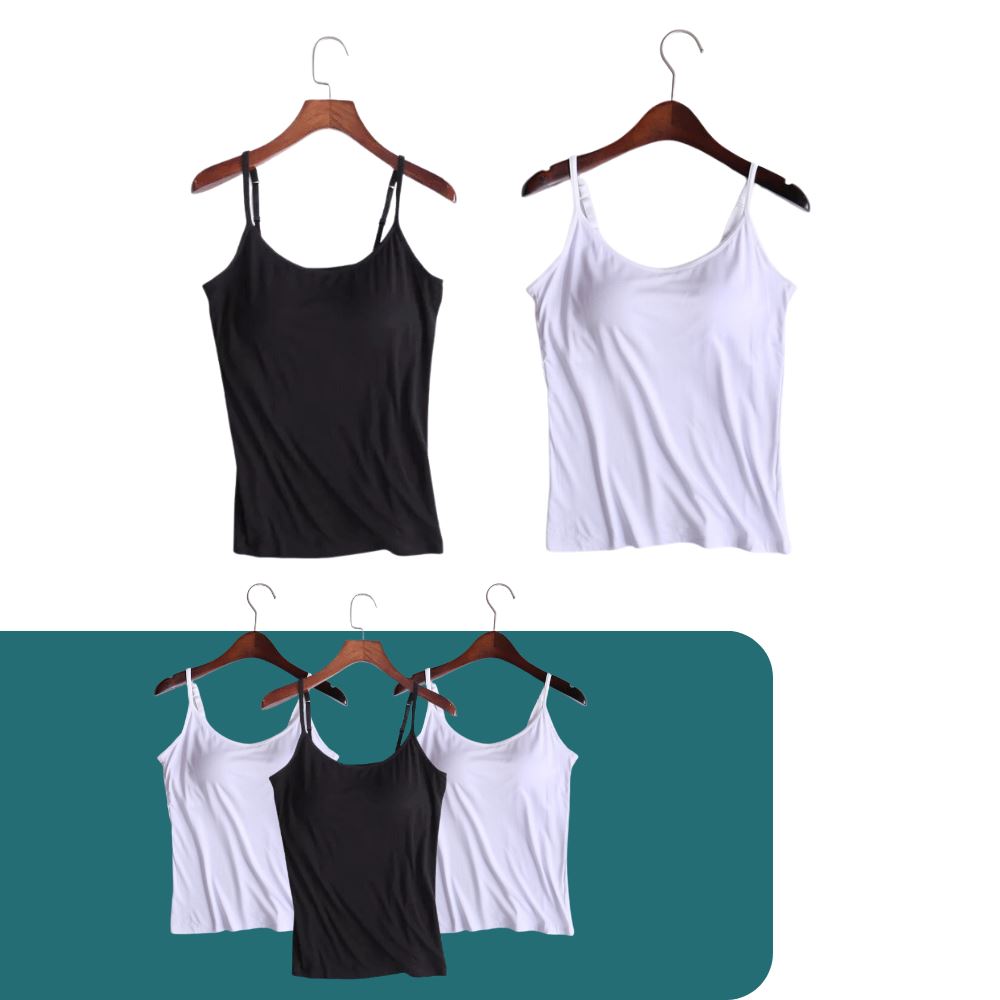 Kit Blusas Feminina com Sutiã Embutido - ComfortStyle