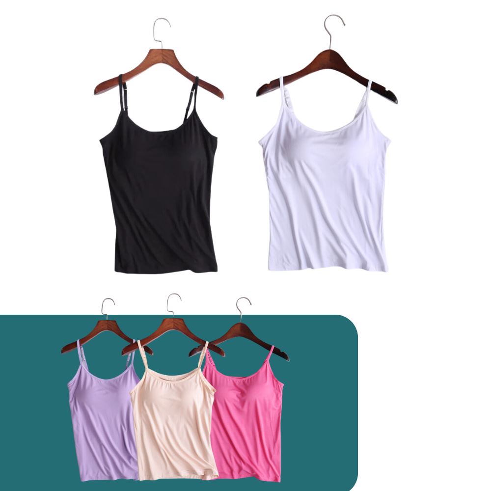 Kit Blusas Feminina com Sutiã Embutido - ComfortStyle