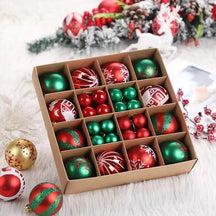 Kit Bolas Natalinas Decoração para Natal - ( 42 Unidades ) - Lojas Promorin