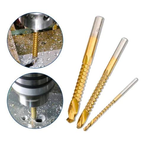 Kit Completo 6 Brocas de Titânio Escalonada - Lojas Promorin