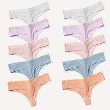 Kit de 10 Calcinhas Sensuais e Confortáveis em Algodão -  SoftComfort