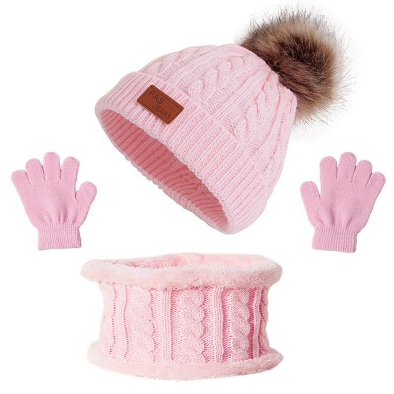 Kit Gorro, Luva e Cachecol Infantil Inverno - Lojas Promorin